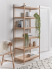 NEW Tall Oak Shelving Unit