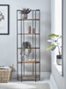 NEW Tall Wooden Shelf Unit