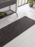 NEW Textured Doormat Runner - Charcoal