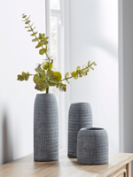 NEW Three Etched Vases
