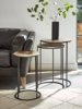 NEW Three Gold Textured Nesting Tables