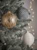 NEW Three Large Textured Glass Baubles