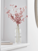 NEW Three Small Faux Eucalyptus Sprays - Soft Mauve