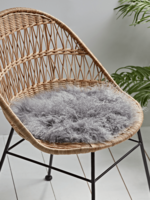 NEW Tibetan Sheepskin Seat Pad - Slate