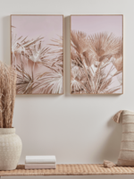 NEW Two Blush Palms Panels
