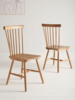 NEW Two Oslo Oak Dining Chairs