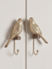 NEW Two Soft Gold Bird Hooks