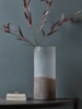 NEW Two Tone Frosted Glass Vase