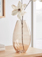 NEW Warped Blush Glass Vase