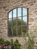 Outdoor Industrial Panelled Window Mirror