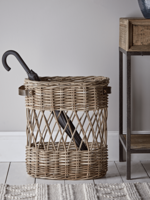 Oval Rattan Umbrella Basket