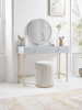 Ripple Dressing Table & Mirror