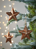 Six Metal Copper Stars