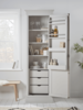 Slim Larder Cabinet - Soft Grey