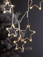 Star Silhouette Tipped String Lights