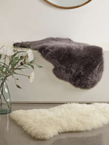 Sumptuous Sheepskin Single Rug - Mink