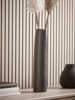 Tall Slim Black Vase