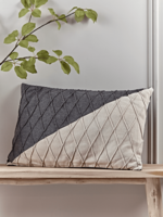 Textured Diagonal Cushion