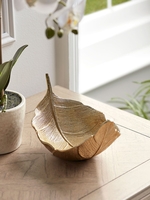 Textured Gold Leaf Bowl