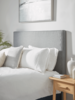 The Scandi Headboard - Grey Double