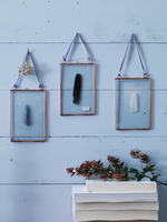 Three Delicate Hanging Frames - Copper