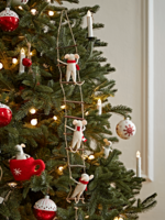 Three Felt Ladder Mice