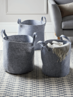 Three Felt Storage Bags