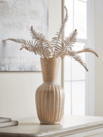 Three Glittered Fern Sprays