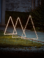 Three Magical Outdoor Silhouette Tree Path Lights