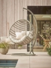 Tilos Geometric Hanging Chair - Olive