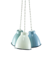 Trinske Triple Pendant Light - Enamel