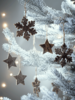 Twenty Four Birch Bark Decorations