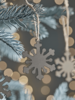 Twenty Four Hanging Metal Snowflakes