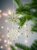 Twenty Four Wooden Snowflakes
