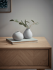 Two Bud Vases - Grey