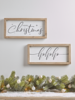 Two Christmas Wall Panels