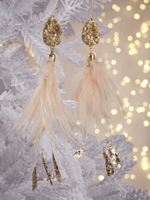 Two Delicate Feathered Drops