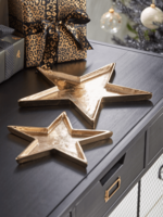 Two Soft Gold Star Plates