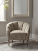 Velvet Tub Chair - Oat