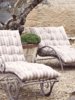 Vintage Stripe Lounger Cushion - Single