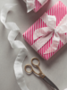 Voile Wired Ribbon - White