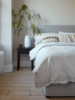 Washed Cotton Housewife Pillowcase Pair - Soft Grey