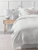 Washed Linen Housewife Pillowcase Pair - White
