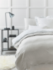 Washed Linen Kingsize Duvet Cover - Soft Grey