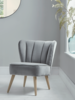 Westbury Chair - Swedish Grey Cotton Velvet