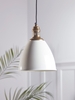 White & Brass Metal Pendant