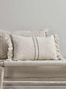 Woven Fringed Cushion