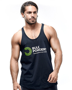Muscle Fit Stringer Gym Vest,  Charcoal,  Medium