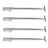 Culinary Concepts Polo Mallet Cocktail Stirrers - Set of 4