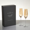Dartington Crystal Gold Celebration Champagne Flutes
